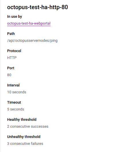 Network Load Balancer health check